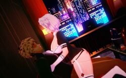 cum cum_in_pussy cumshot indie_virtual_youtuber koikatsu koikatsu_(medium) maid no_sound riding smoking tagme video virtual_youtuber vtuber yurabe yurabe_(scene) zentreya
