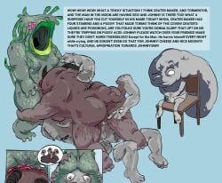 1boy2girls 2girls1boy 3_eyes alien ass_grab autism bisexual bodypaint caption commentary crater_maker_(mewgenics) cunnilingus demon detachable disembodied_hands eyeless facesitting female_on_top funny futanari glossy intersex licking_pussy lipstick living_statue man_in_the_moon mewgenics monster multi_genitalia multi_nipple muscular_female non-human_only piercing pinching_nipples polyamory pussy pussy_juice sharp_teeth shiny_skin stone_body threesome unusual_anatomy unusual_bodily_fluids