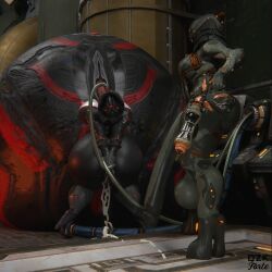 3d bbw big_ass big_breasts big_penis breasts bubble_butt chubby cleavage female futanari huge_ass huge_breasts huge_cock inflation overweight penis qzk_forte ssbbw tagme thick_thighs warframe weight_gain wide_hips