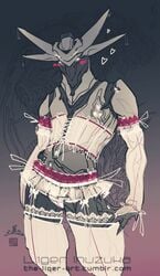 1boy crossdressing liger_inuzuka loki loki_warframe male male_only solo tenno warframe