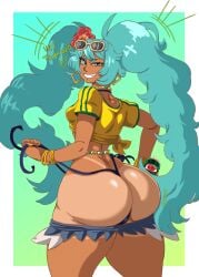 1girls ass big_ass blue_hair bottom_heavy brazilian brazilian_female brazilian_miku breasts bubble_butt charge_sol daisy_dukes dialogue fat_ass female female_only gluteal_fold hatsune_miku huge_ass large_ass massive_ass panties png shirt shorts solo talking_to_viewer tanline tanned tanned_skin text thick_ass thick_thighs thunder_thighs translation_request vocaloid wide_hips