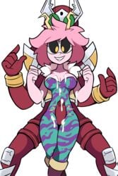 1boy 1girls age_difference big_breasts bimbo bodysuit boots busty cum cum_on_body cum_on_breasts excited hero_outfit_(mha) kamen_rider kamen_rider_garren legjob legs mina_ashido miscon my_hero_academia older_male pink_hair pink_skin simple_background smile straight tagme teenager thick_thighs thigh_sex thighjob thighs uniform wide_hips yellow_eyes younger_female