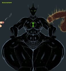 2026 abs alien alien_girl alien_x ben_10 big_balls big_breasts big_hips cartoon_network cocoreche dark-skinned_male dark_penis enormous_thighs huge_breasts huge_penis huge_testicles nipples pubic_hair pussy self_upload simple_background small_penis smegma thick_hips thick_legs thick_thighs thighs tiny_penis wide_hips