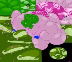 2boys 2d 2d_(artwork) alebrije andy_fangerson ass biceps big_ass big_biceps big_bulge big_pecs bulge bulge_on_face canine epic_games fortnite huge_ass huge_biceps huge_bulge huge_pecs humanoid hyper hyper_bulge hyper_muscles hyper_pecs inflation macro male male/male massive_pecs maz mezmer nipples pecs pink_fur reptile skull_head underwear video_game_character wolf