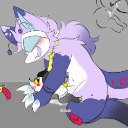 alister_ik anthro cum cum_in_pussy cuntboy cuntboy/male cuntboy_penetrated deltarune furry gay mouse mouse_ears mouse_tail rat rat_ears rat_tail spamton_g_spamton tenna_(deltarune)