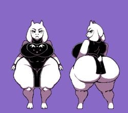 1girl boxgarten duh female_only pixel_art toriel undertale undertale_(series)