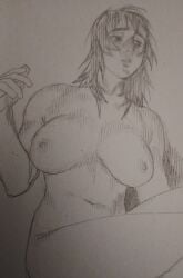 1girl 1girls 1woman anya_(mouthwashing) big_boobs big_breasts mouthwashing mouthwashing_(game) naked naked_female