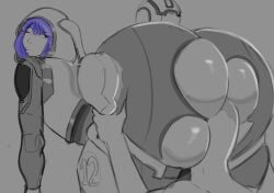 alternate_ass_size alternate_body_type ass ass_bigger_than_head ass_focus ass_to_face big_ass face_smothering forkerdude fortnite fortnite:_battle_royale huge_ass ripped_clothes ripped_clothing ripped_pants thick thick_ass