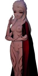 1girls mikumikudance milf mmd pale-skinned_female red_eyes rwby salem_(rwby) white_hair