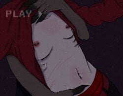 breasts creepypasta cuntboy eyeless_jack jeff_the_killer pierced_belly_button pierced_nipples thin tits_out yaoi