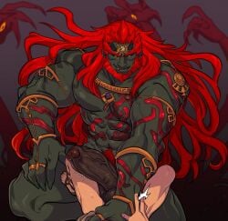 abs balls bara beard biceps big_balls big_dom_small_sub big_penis boner daddy dominant domination erection ganondorf ganondorf_(tears_of_the_kingdom) gay gerudo kukumomo link link_(tears_of_the_kingdom) male male/male male_nipples male_only male_pov manly muscular_male nintendo nipples nude pecs penis pov pov_male pov_taker size_difference taker_pov tears_of_the_kingdom the_legend_of_zelda yaoi