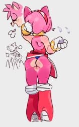 amy_rose ass ass_focus back_view facing_away jublee_art panties pink_fur upskirt yawning