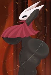 1girls 2024 2d areolae arms_behind_head ass ass ass_bigger_than_head background belly big_ass big_breasts big_breasts bottom_heavy breasts breasts breasts_bigger_than_head child_bearing_hips dark_body dark_skin dumptruck_ass eyelashes female fromariels hollow_knight hornet_(hollow_knight) mask masked masked_female nipples nude nude_female shirt side_view small_shirt solo team_cherry thick_thighs thunder_thighs underboob wide_hips