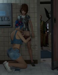 1futa 1girl1futa 3d 
clothed blender clothed_blowjob futanari hidden jill_vallentine life_is_strange male max_caulfield public public_blowjob