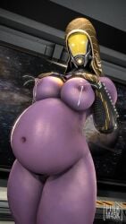 3d alien alien_humanoid hands_on_breasts image image_set interspecies_pregnancy lactation large_belly large_breasts masked mass_effect nipples pinkm45k pregnant purple-skinned_female purple_skin pussy quarian source_filmmaker space voluptuous watermark