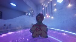 big_ass big_breasts electric_ryu female hot_tub huge_breasts indoors inside monster_girl nude_female orc orc_female solo solo_female vrchat vrchat_avatar