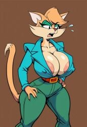 ai_generated catgirl fantomcat female female_only tabitha_wildcat