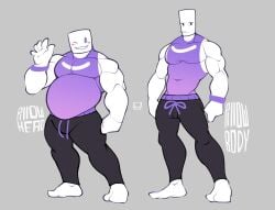 2boys bara belly buff chubby chubby_belly chubby_male fat male male_only pillow pillowhead