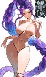 adult_content ahe_gao ai_generated ass blush braid braided_ponytail breasts brown_eyes bunny_ears bunny_girl claws completely_nude crossover dark_room doll dripping_sweat drool earrings erotic explicit fangs female fire_background highres huge_ass huge_breasts jewelry jointed_limbs kneeling kpop_demon_hunters lily_lovebraids long_hair looking_at_viewer masturbation my_hero_academia navel nipples nsfw nude poppy_playtime purple_hair pussy robot_girl rumi_(kpop_demon_hunters) rumi_usagiyama saliva sharp_teeth smile solo spiked_collar squirting sweat tail thighs white_purple_braids wide_hips