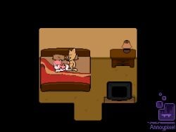 accurate_art_style annoypixel ass bed bedroom burgerpants cat comic comic_panel deltarune dummy_(undertale) furry furry_female furry_male gif mad_mew_mew male/female penis pixel_animation pixelated pussy sex undertale undertale_(series) watermark