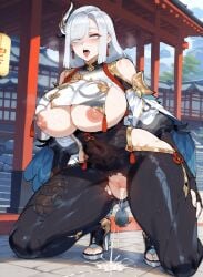 1girls after_anal after_sex after_vaginal ai_generated bare_breasts bare_shoulders belly big_ass big_breasts big_butt big_hips big_thighs blue_eyes blue_sky blush boobaai breasts breasts_out chinese_clothes city city_background clothing collapsing cum cum_explosion cum_in_ass cum_in_pussy cum_inside cum_leak cum_leaking cum_leaking_out cum_leaking_out_of_anus cum_leaking_out_of_pussy cum_on_floor cum_trail curvaceous curvaceous_female curvaceous_figure curvy curvy_figure deep_skin earrings erect_nipples falling female female_focus female_only full_body genshin_impact groping hair_between_eyes hair_ornament high_heels horny horny_female huge_ass huge_breasts huge_butt huge_thighs kneeling large_ass large_breasts leaking_cum light-skinned_female lips looking_at_viewer losing_consciousness losing_control lost_balance nipples nipples_outside nipples_visible_through_clothing on_knees outdoors parted_lips sexy shenhe_(genshin_impact) shocked shocked_expression shocked_eyes sideboob sky smile solo solo_focus straight sweat toned_stomach twitter_link upper_body voluptuous voluptuous_female weak white_hair wide_hips