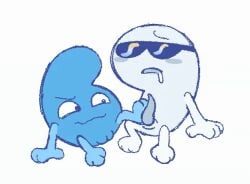 animated battle_for_bfdi battle_for_dream_island bfdi blush blushing drooling footjob labbit1337 nine_(bfb) object_show object_shows osc pussy six_(bfb) stonerobjectum sunglasses tentacle_penis the_power_of_two tpot