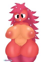 1girls areola areolae breasts buckteeth commissioner_upload embarrassed female flaky_(htf) happy_tree_friends hedgehog huge_breasts inverted_nipples nude puffy_nipples pussy sawavhs solo_female tagme thick_thighs thighhighs thighs