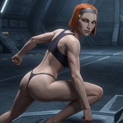 1girls ai_generated airtist bikini bikini_bottom bikini_top bo-katan_kryze bo_katan bra clone_wars female female_focus female_only girl girly high_quality high_resolution highres mandalorian muscles muscular muscular_female orange_hair panties patreon seducing seduction seductive seductive_body seductive_eyes seductive_gaze seductive_look seductive_mouth seductive_pose star_wars star_wars:_the_clone_wars tagme thong underwear white_body