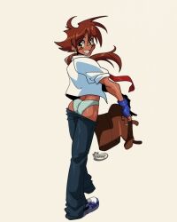 anime anime_style backshots gay haremkappa male male_only pants_down twink white_background