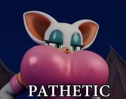 3d 3d_(artwork) 4k anthro big_breasts blender blender_(software) chaoslord dissappointed_look huge_breasts looking_down rouge_the_bat rouge_the_bat_(valorlynz) sega sonic_(series) sonic_the_hedgehog_(series) tagme text thick voluptuous_female