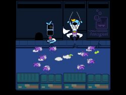 animated annoypixel ass big_ass bondage cum cum_in_mouth cum_in_pussy cum_inside deltarune deltarune_tomorrow female feral feral_on_female furry gangbang gangrape impregnation larger_female larger_penetrated male maus_(deltarune) missionary_position multiple_boys multiple_males no_sound oral pussy queen_(deltarune) rape restrained robot robot_girl smaller_male solo_female spitroast suspenders undertale_(series) until_they_like_it vaginal_penetration video