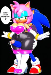 amy rose from sega by lubbasdump