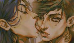 2girls arcane arcane_caitlyn arcane_vi caitlyn_kiramman kissing league_of_legends licking riot_games vi vi_(league_of_legends)