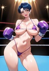 ai_generated big_breasts boxing boxing_gloves boxing_ring milf taboo_charming_mother