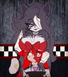 1boy 1boys 1boys1girls 1girl 1girl1boy 1girls ass breasts dominant dominant_woman eyes eyes_green female femenine five_nights_at_freddy's fnaf fur furry furry_female gray_ears gray_hair gray_tail guard hair hair_between_eyes hetero horny horny_female huge_breasts jiggle long_hair looking_down looking_up man mature_female mature_woman milf milo_de_fuego mommy open_mouth patch pervert pervert_female pizzeria red_ears red_hair red_tail sagging_breasts scar security_guard smile tammy_the_wolf trapped voluptuous voluptuous_female wolf wolf_ears wolf_girl wolf_tail woman xerion