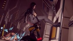 2girls 3d android android_girl animated areolae arms_behind_back ass bodysuit breasts cunnilingus eating_pussy femdom femsub high_heels kaminakirei licking licking_pussy nipples raven_(stellar_blade) restrained robot robot_girl short_video shorter_than_30_seconds source_filmmaker stellar_blade tachy_(stellar_blade) tagme video