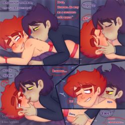 13_cards 13_карт bow comic gay kissing leyloxxx male_only penis russian_text yaoi данте_(13_карт) пик_(13_карт)