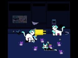 animated annoypixel ass big_ass bondage catgirl cats cum cum_in_mouth cum_in_pussy cum_inside deltarune deltarune_tomorrow female feral feral_on_female furry gangbang gangrape impregnation larger_female larger_penetrated male maus_(deltarune) missionary_position multiple_boys multiple_males oral pussy queen_(deltarune) rape restrained robot robot_girl smaller_male solo_female sound spitroast suspenders tagme tasque tasque_(animal) tasque_manager_(deltarune) undertale_(series) until_they_like_it vaginal_penetration video