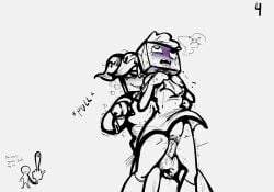 asphyxiation attempted_murder blush brusha_(dandy's_world) choking crying dandy's_world denkrill futa_on_female futanari non-human penetration penis_in_pussy rape raped_by_futa roblox saliva sex sex_from_behind struggling tisha_(dandy's_world) yuri