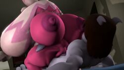 1boy 1girls 3d 3d_animation animated areolae breasts completely_nude completely_nude_female doggy_style eyewear female glasses huge_breasts ironhawk kabalmystic_(style) legendary_pokemon male male/female mewtwo naked naked_female nipples no_sound nude nude_female pokemon pokemon_(species) pussy sex tagme throat_fuck tinkaton vaginal_penetration video