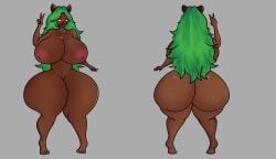 brazil brazilian bubble_butt capybara capybara_girl capybarian dark huge_breasts