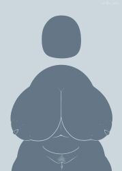 belly huge_breasts huge_nipples inverted_nipples large_breasts meme navel nipples pfp pubic_hair pussy sagging_breasts thick_thighs umbra_arts