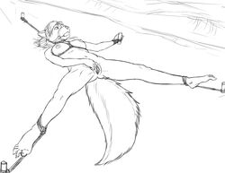 anthro_only beach bondage female furry furry_only mammal masturbation monochrome nipples noose plain_background pussy rimefox rope_bondage seaside sketch skunk solo spread_eagle spreading white_background