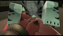 1boy 2girls 3d animated areolae audible_creampie balls breasts cowgirl_position criminality cum cum_drip cum_dripping_from_penis cum_dripping_out_of_pussy darriel_(artist) dialogue english_text furry grey_fur light_skin longer_than_30_seconds longer_than_one_minute missionary_position nipples outdoors penis pussy rape red_skin reverse_rape reverse_stand_and_carry_position roblox roblox_avatar roblox_game robloxian sex sound source_request stand_and_carry_position straight tagme text thighs video