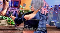 3d angel_(kof) animated ass ass_cleavage ass_crack big_ass big_breasts big_butt black_panties black_underwear black_undies breasts butt_crack cleavage king_of_fighters king_of_fighters_xv panties shaking shaking_ass shaking_butt snk tagme underwear undies video