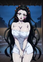 daki_(kimetsu_no_yaiba) kimetsu_no_yaiba demon_girl demon_slayer demon vampire busty big_breasts large_breasts huge_breasts ass fat_ass big_ass large_ass huge_ass butt big_butt voluptuous curvy female female_only waist hips wide_hips legs cute thick_thighs thick_ass narrow_waist slim_waist aindroidparanoid ai_generated tagme 1girls breasts hi_res human hair