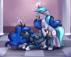 2014 balls blush cum cum_in_pussy cum_inside duo equine female feral friendship_is_magic fur horn horse male mammal my_little_pony orgasm penetration penis princess_luna_(mlp) sex straight sweat touchofsnow vaginal_penetration