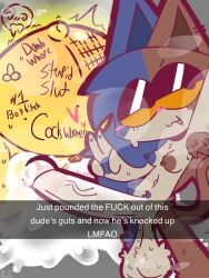 1girl1boy after_sex after_vaginal anthro armpits ballsack belly_button boobs breasts breath breeding cat catgirl clitoral_hood clitoris creampie cum cum_drip cum_in_pussy cum_inside cum_puddle epic_games excessive_cum feline female_on_male fortnite fortnite:_battle_royale furry glowing_body impregnation long_cock long_penis male/female male_pregnancy meow_skulls_(fortnite) mpreg musk pierced_nipples precum pregnancy pregnant pregnant_belly pregnant_male pubic_hair qookiecrumbzzz saggy_balls self_upload selfie snapchat sunspot_(fortnite) sweat tagme tits transfem transmasc vaginal_creampie vaginal_sex writing_on_body