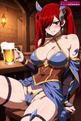 erza scarlet from fairy tail by stelmazura
