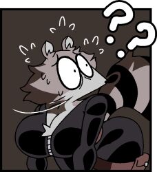 1girls 2025 anthro anthro_female anthro_only big_tail breasts comic_panel diegutan female female_only furry furry_female furry_only oc original_character raccoon raccoon_girl tail uva_the_raccoon